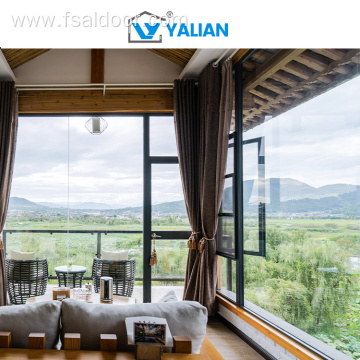 Aluminum Alloy Casement Windows Soundproof Swing Style